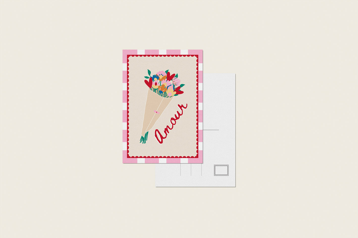 Carte postale "Amour"