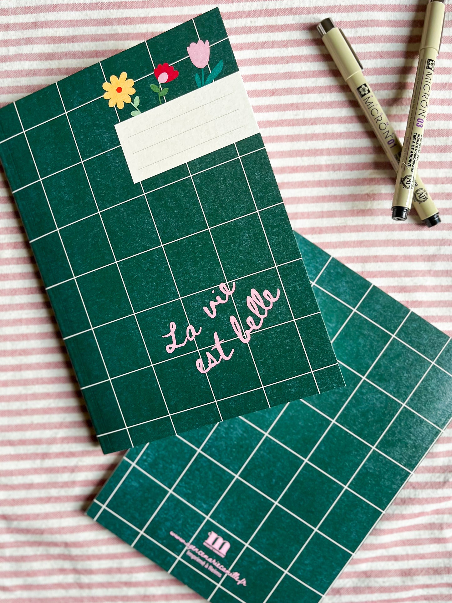 Carnet A5 "La vie est belle"