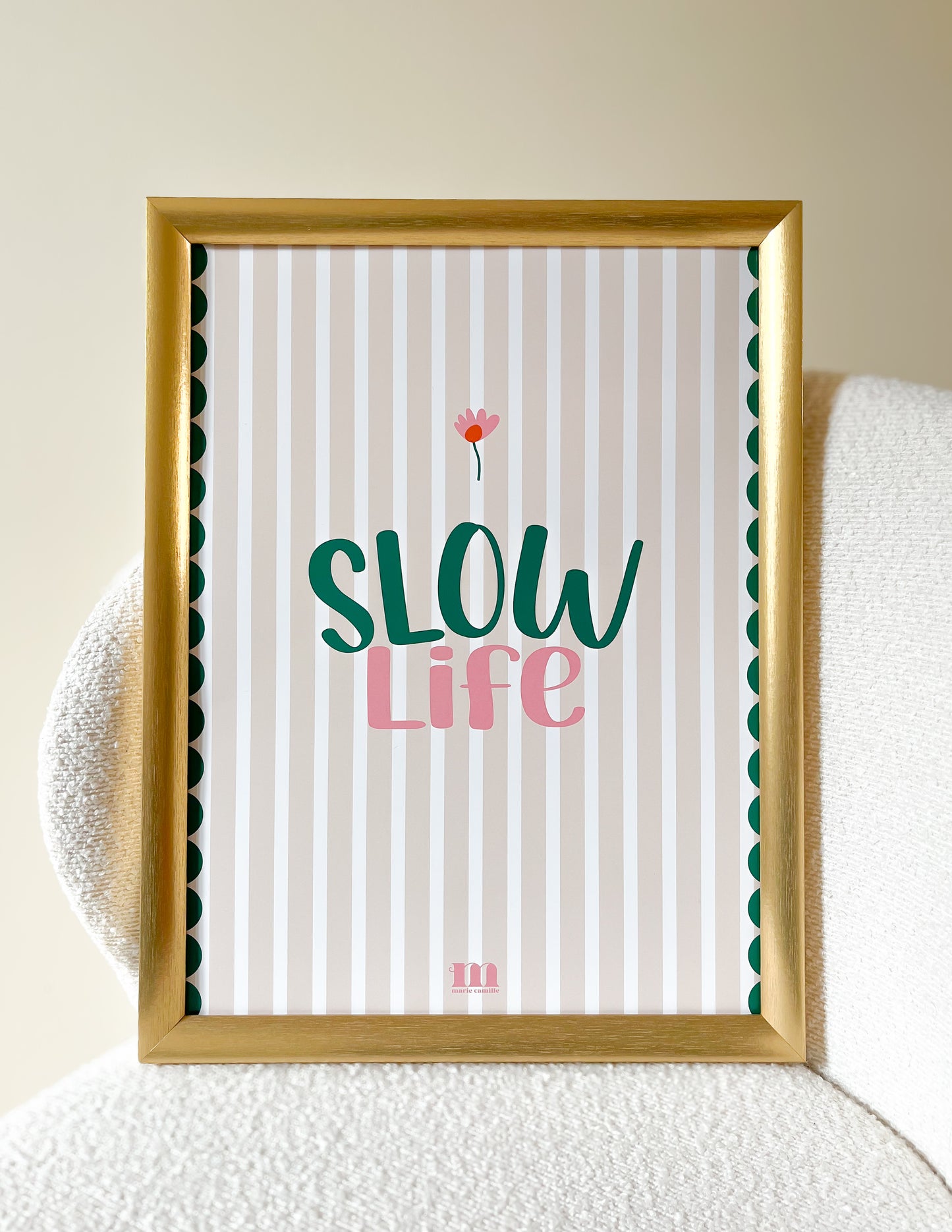 Affiche "Slow life"