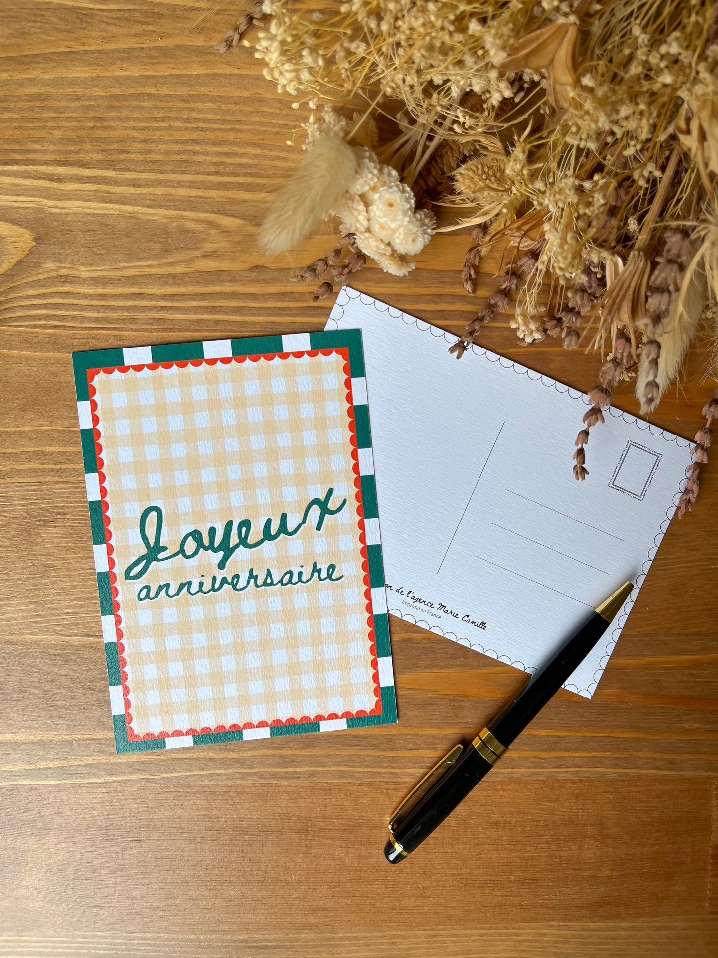 Carte postale "Joyeux anniversaire"