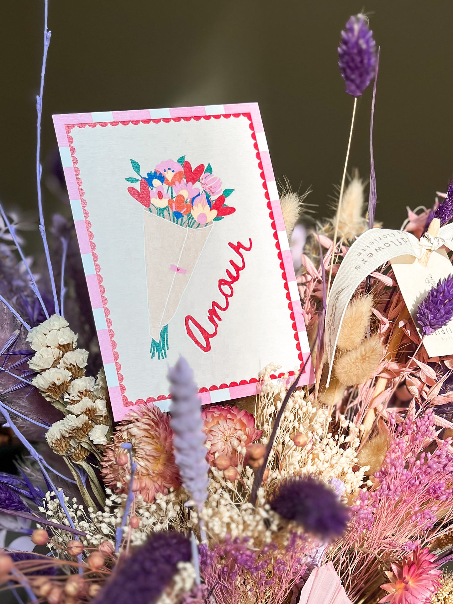 Carte postale "Amour"