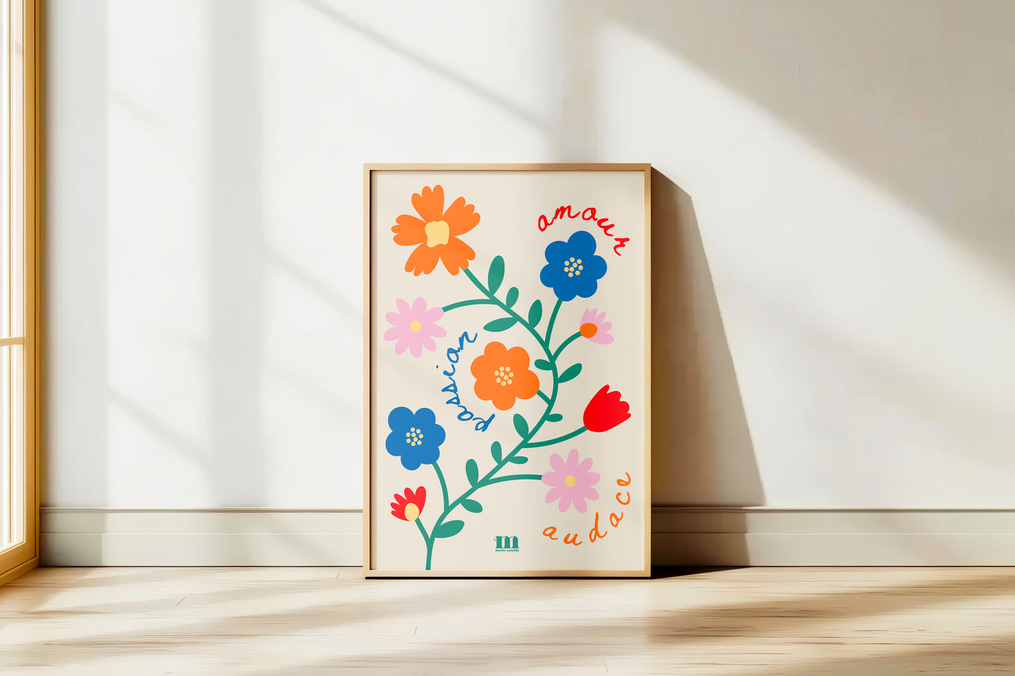 Affiche "Amour, passion, audace"