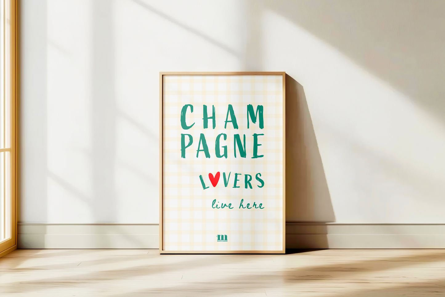 Affiche "Champagne lovers"