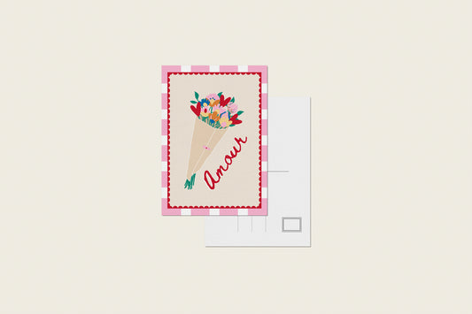 Carte postale "Amour"