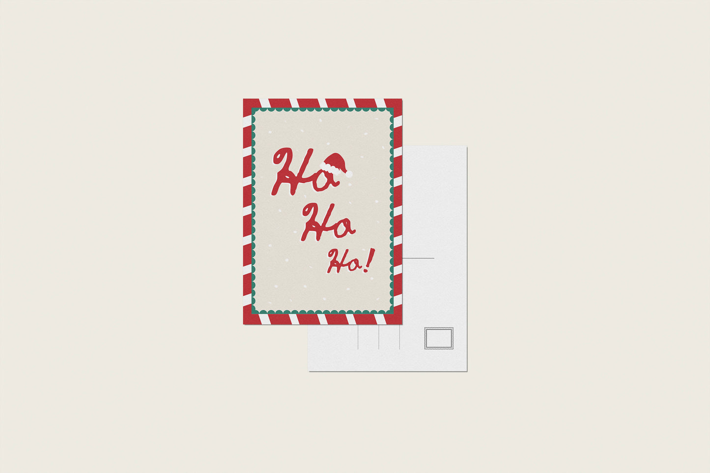 Carte postale "Ho ho ho"
