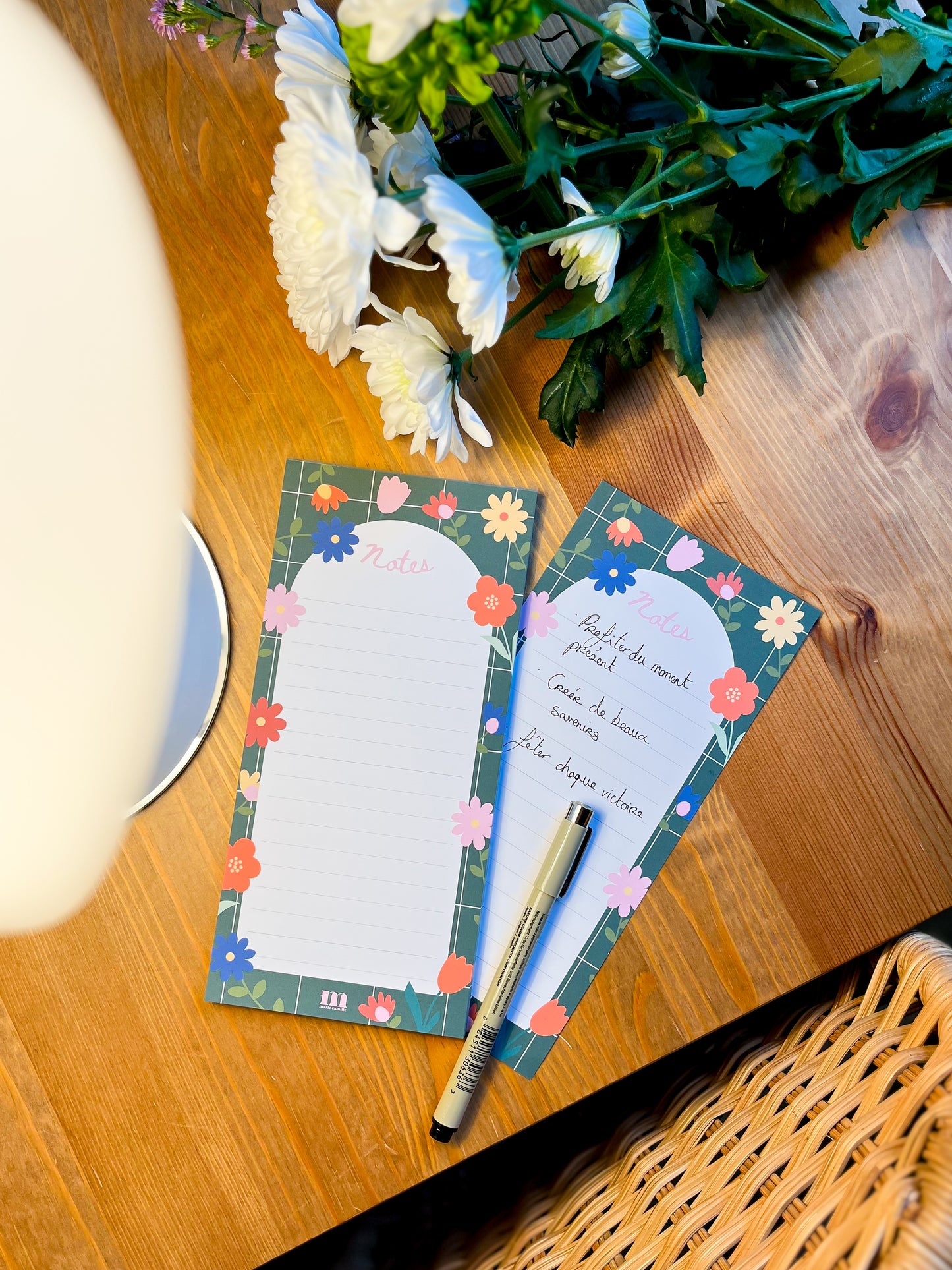 Bloc-notes "La vie est belle"