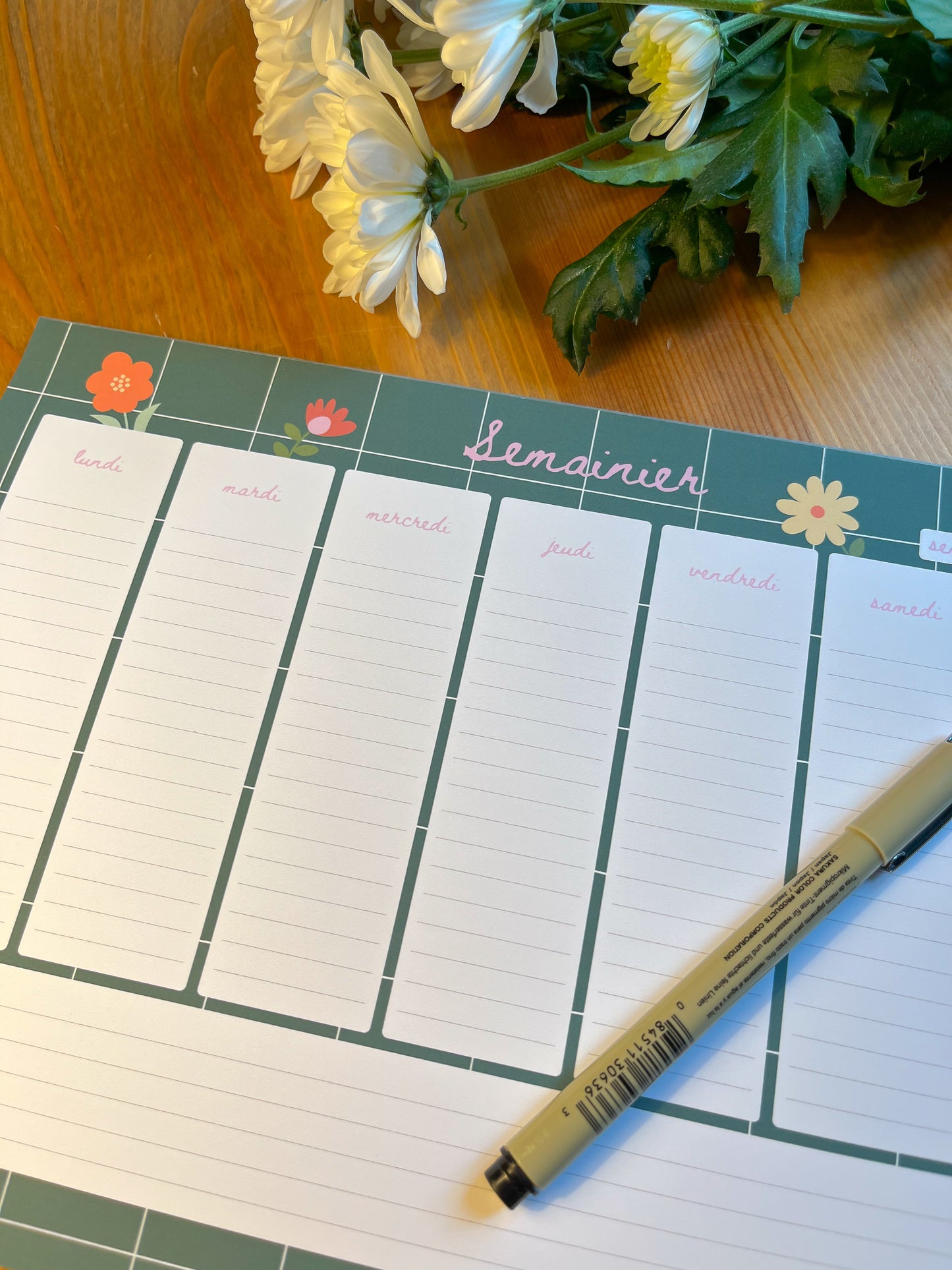 Semainier "La vie est belle"