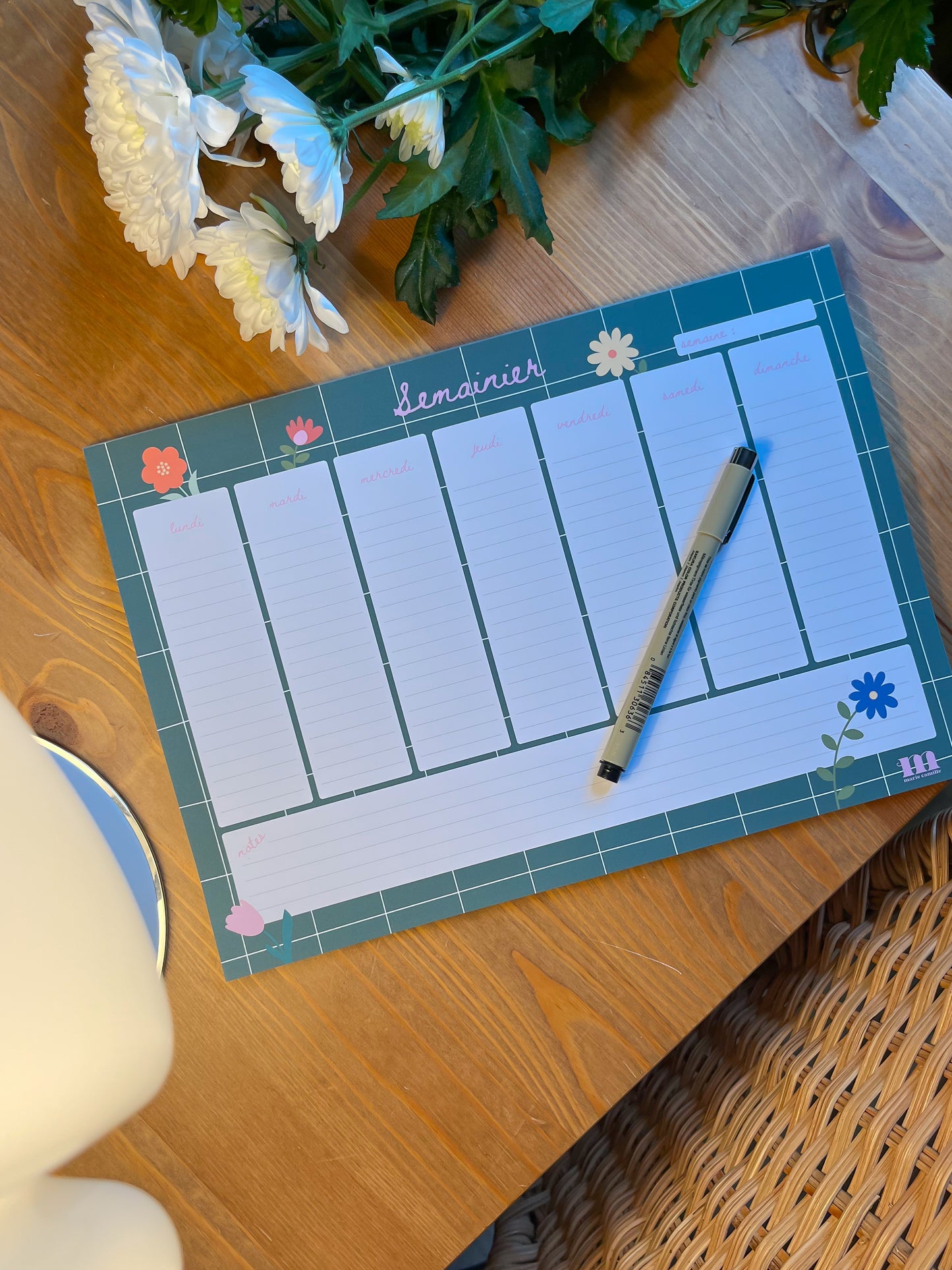 Semainier "La vie est belle"