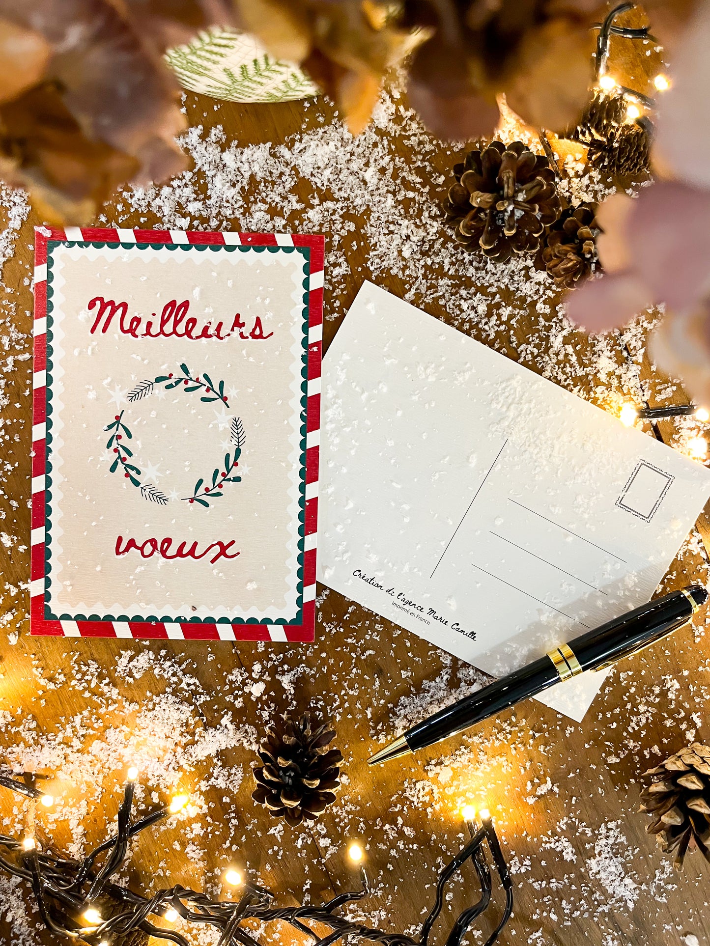 Carte postale "Meilleurs voeux"