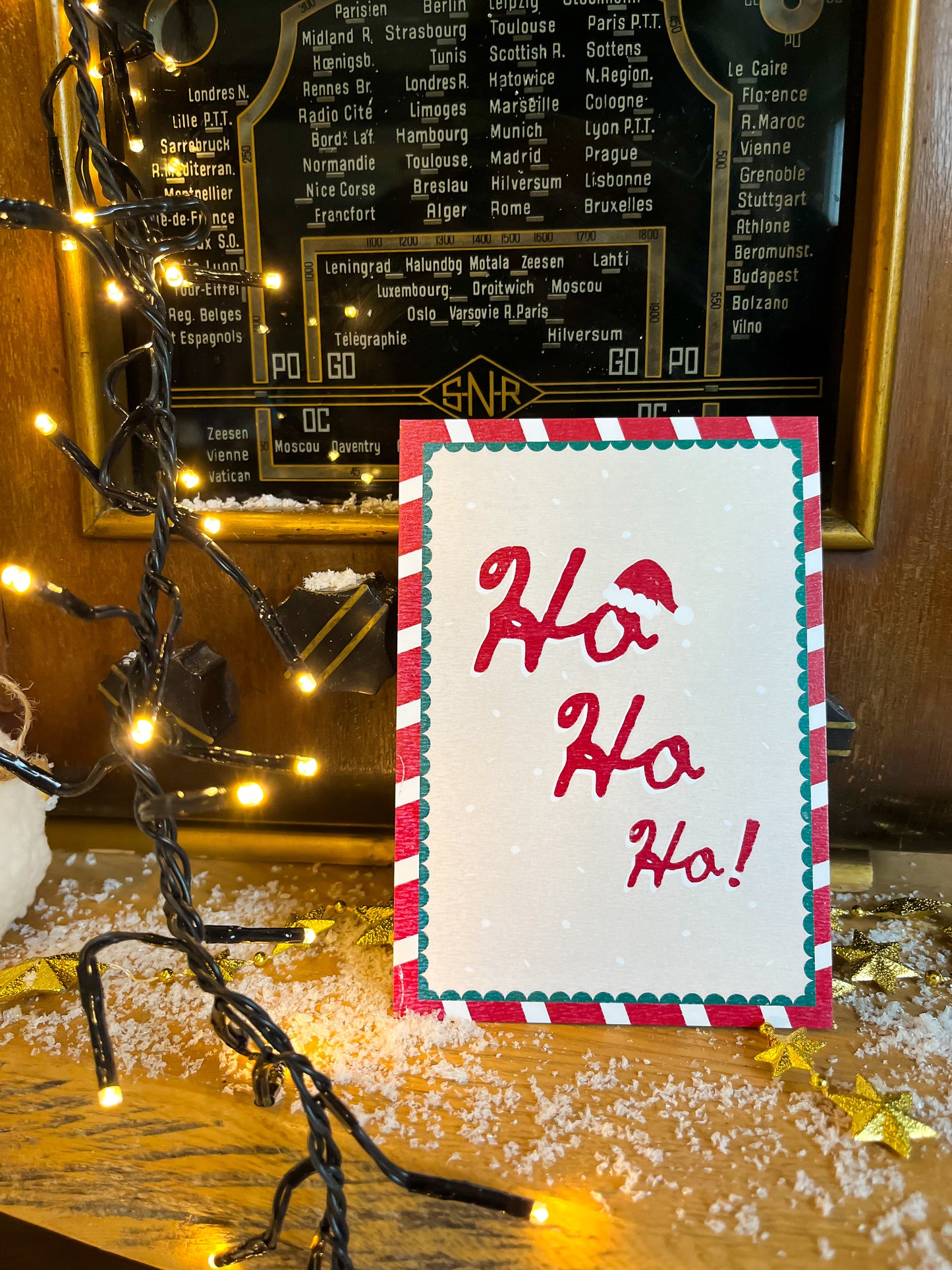 Carte postale "Ho ho ho"