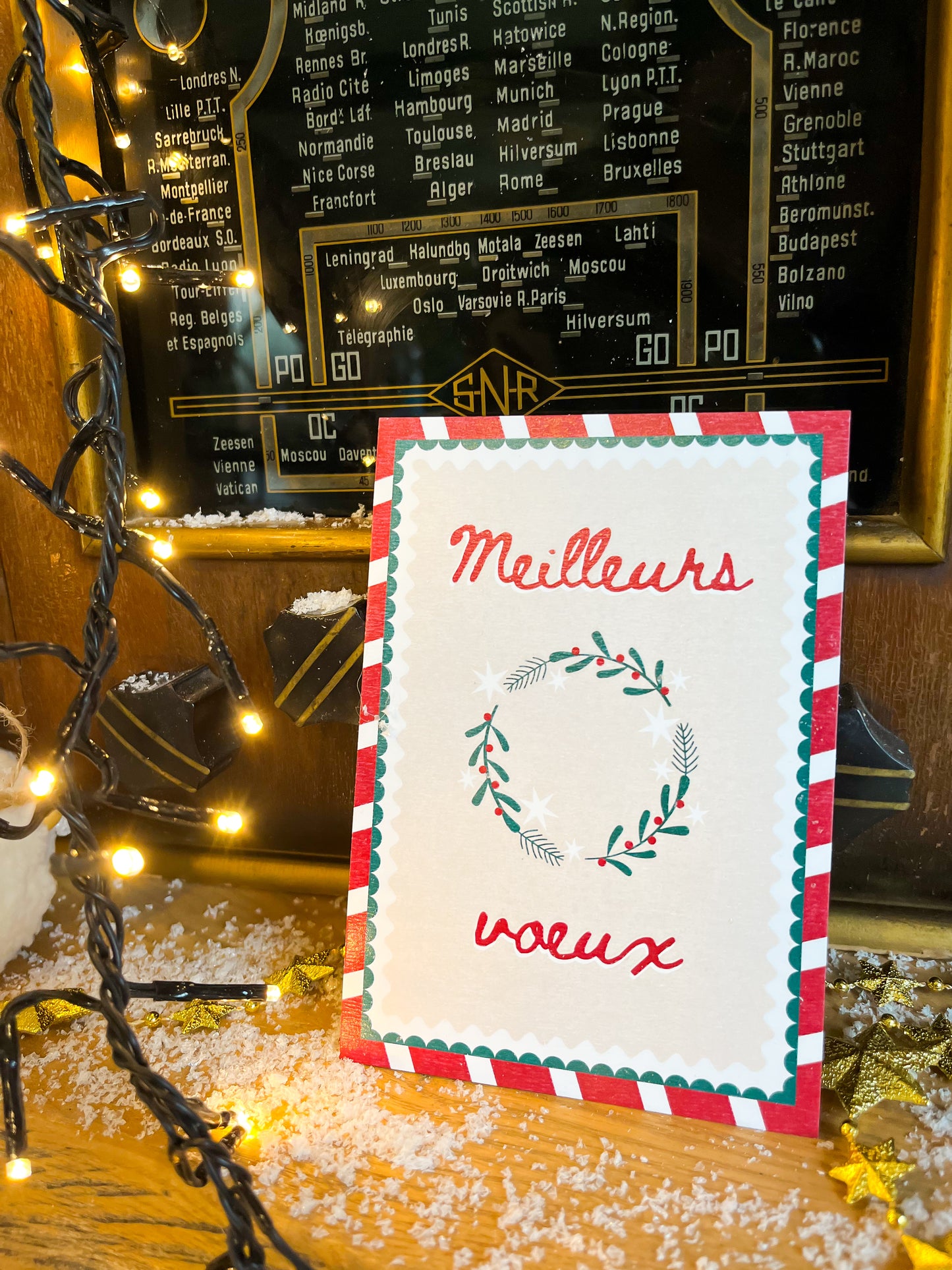 Carte postale "Meilleurs voeux"