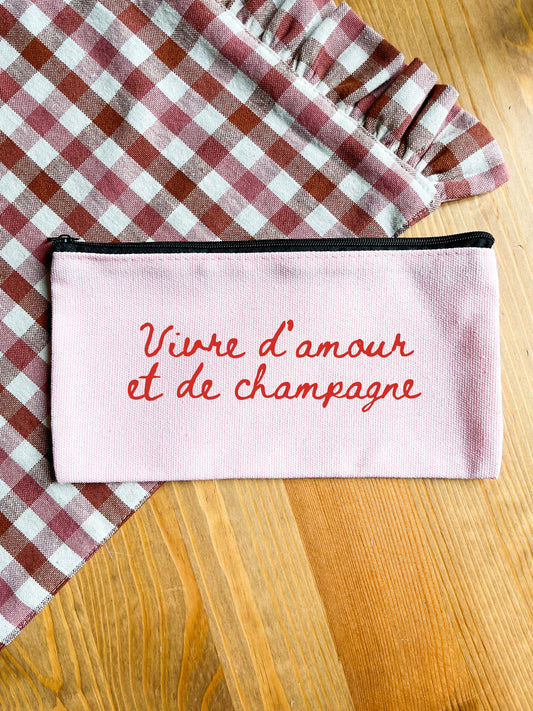 Pochette "Vivre d'amour et de champagne"