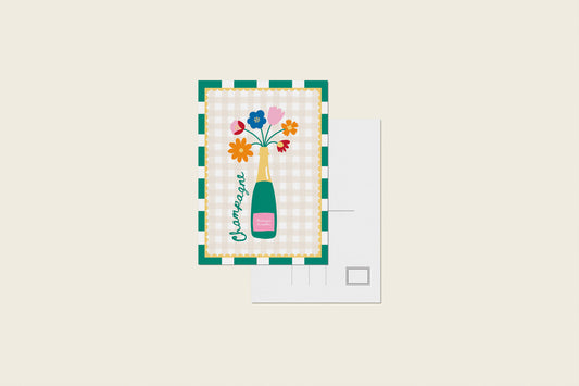 Carte postale "Champagne"