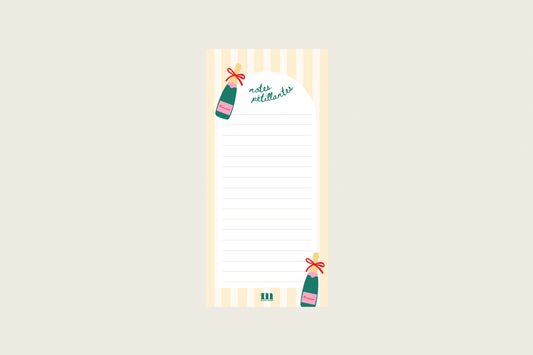Bloc-notes "Champagne lover"