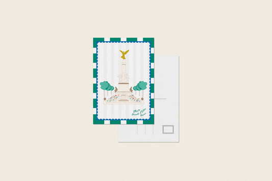 Carte postale "Place Drouet d'Erlon vert"