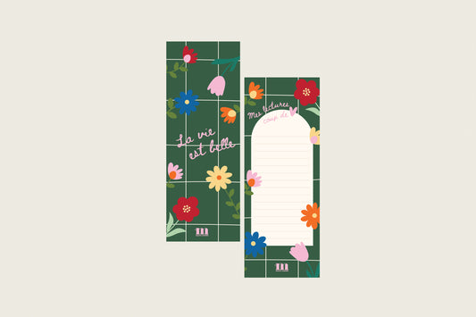 Marque-pages "La vie est belle"