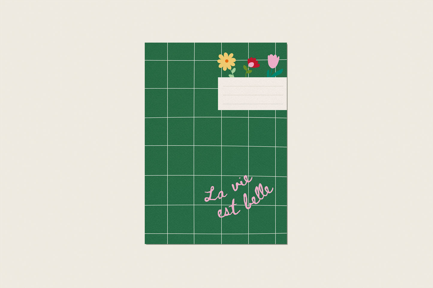 Carnet A5 "La vie est belle"