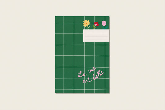 Carnet A5 "La vie est belle"