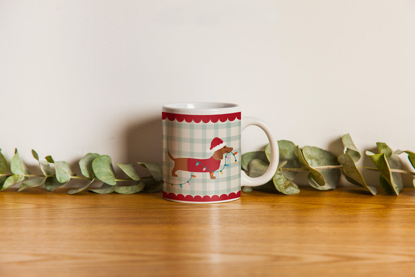 Mug de Noël "Teckel"