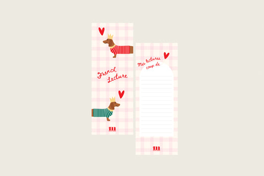 Marque-pages "French lecture"