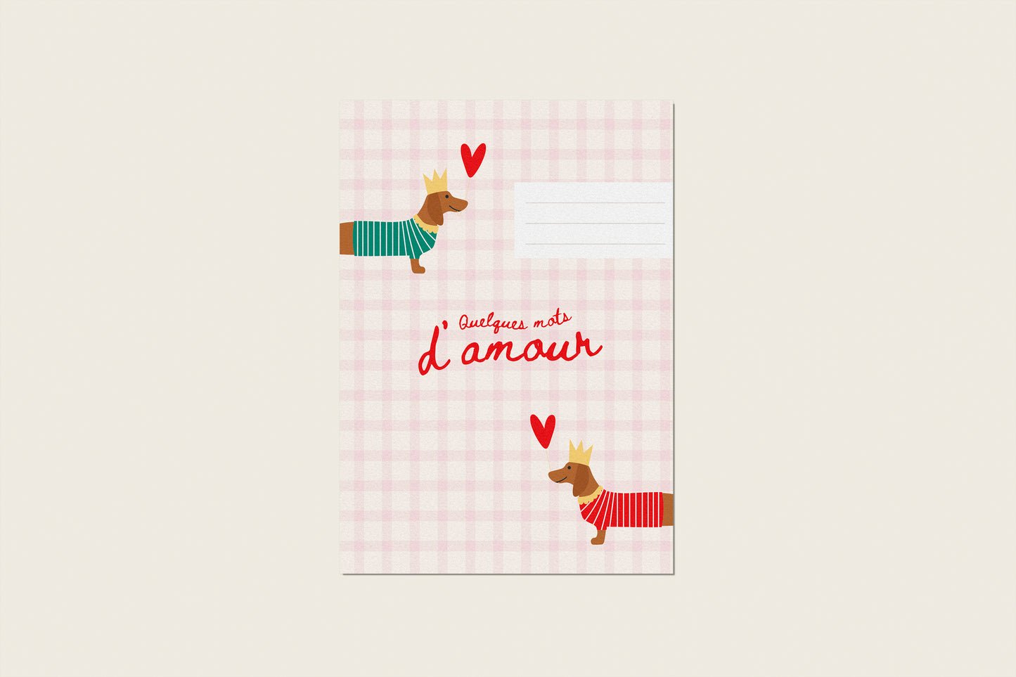Carnet A5 "Quelques mots d'amour"